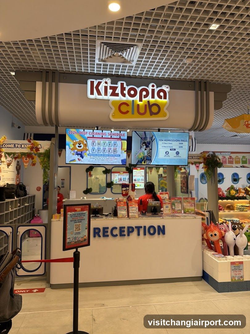 Kiztopia Club Reception Area