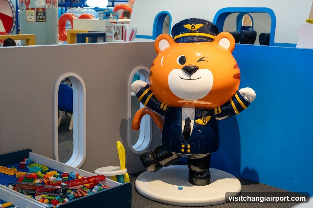 Playful Tiger Mascot in Uniform