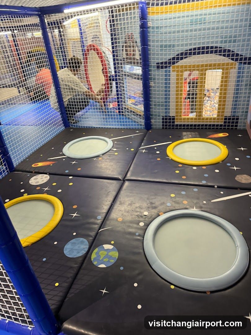 Indoor Play Area with Space Theme