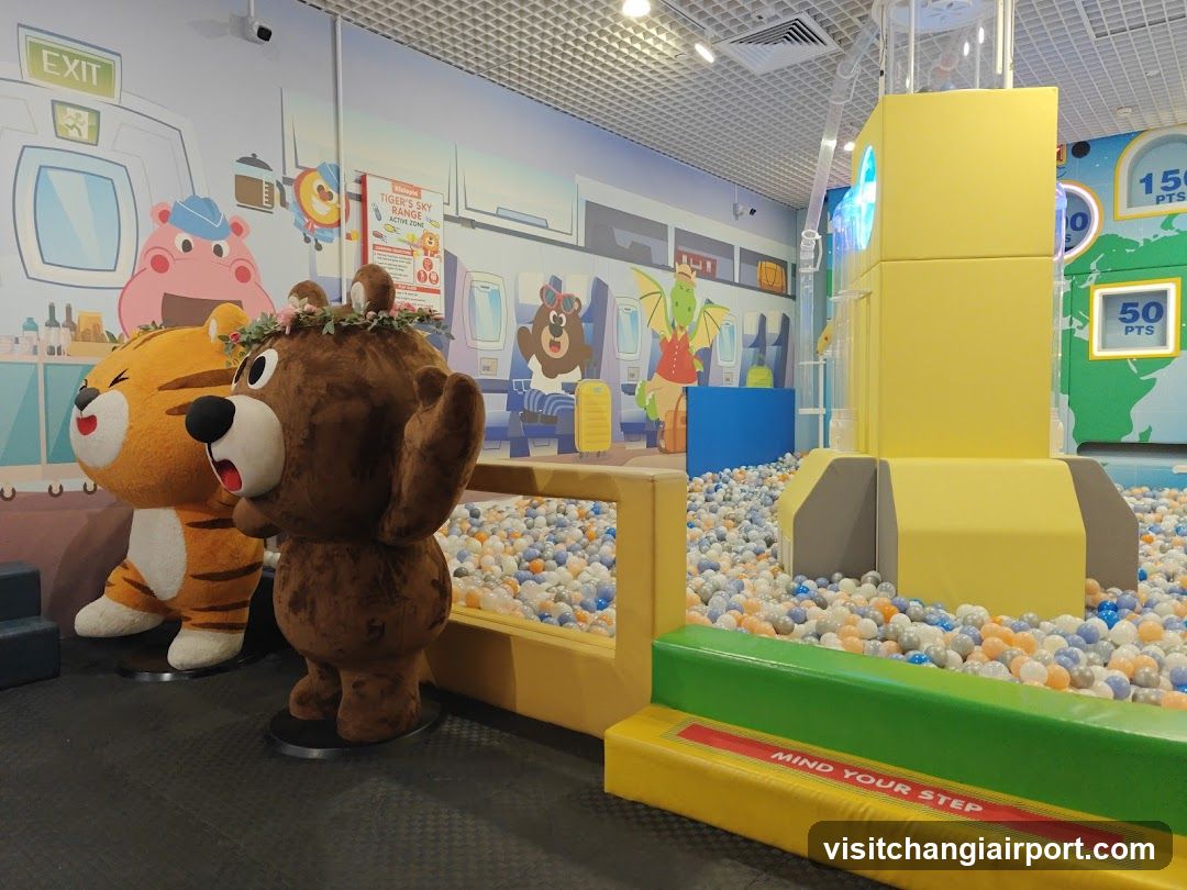 Play Area with Ball Pit and Character Figures