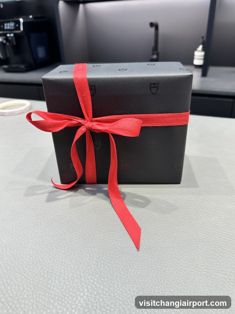 Gift Box with Red Ribbon