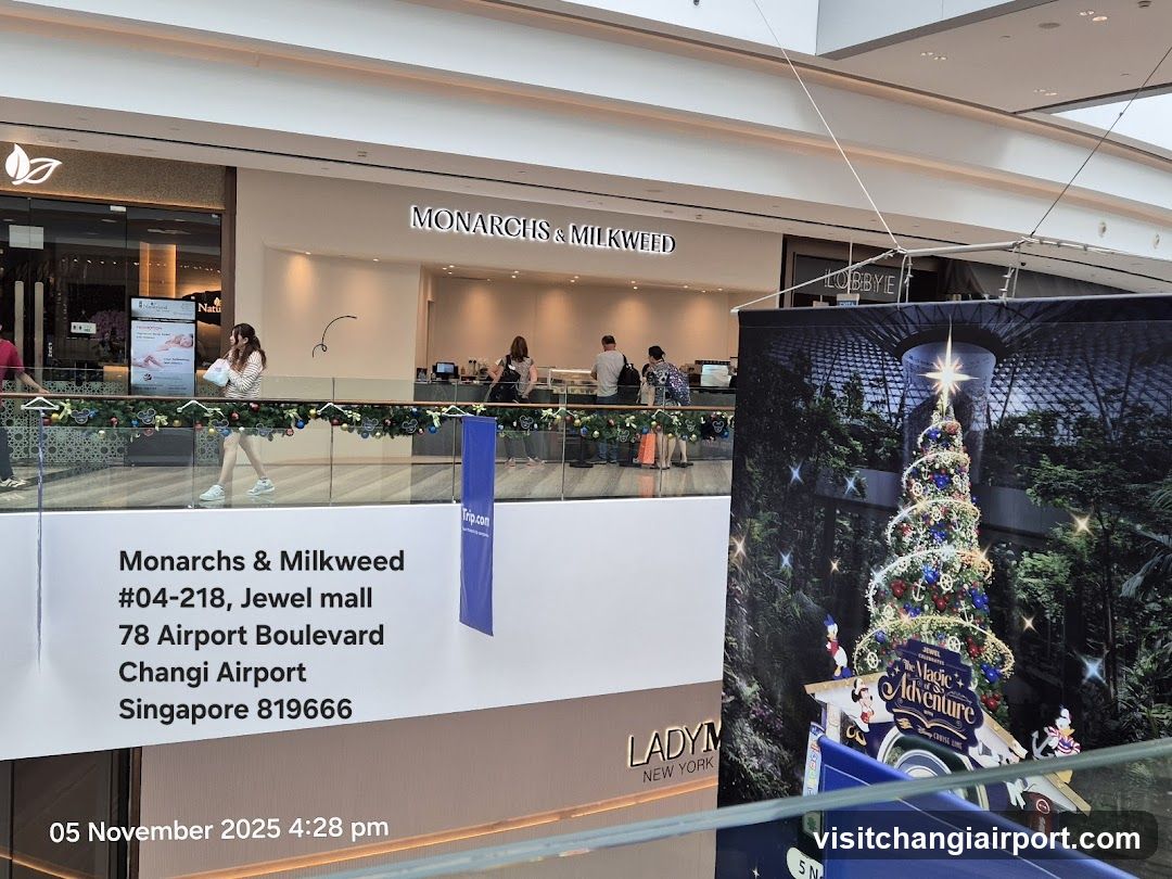 Monarchs & Milkweed Storefront at Jewel Mall