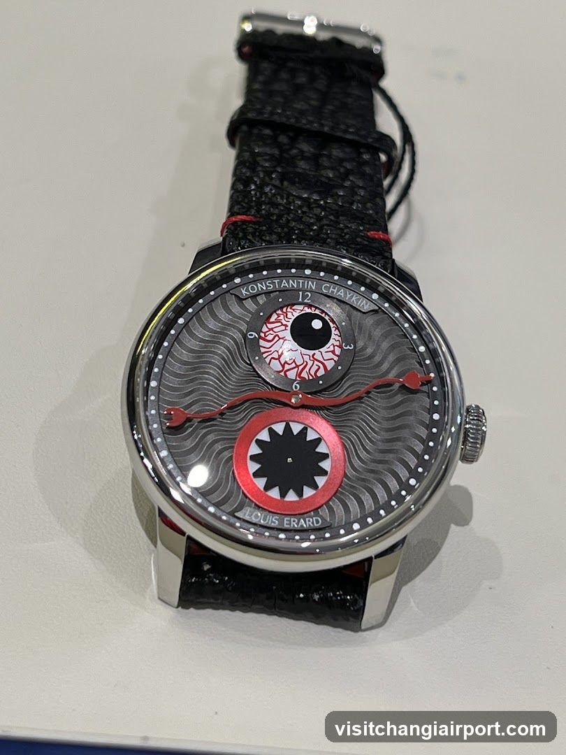 Louis Erard Watch with Eye Design