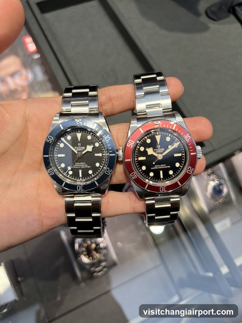 Two Seiko Diver Watches Held in Hand