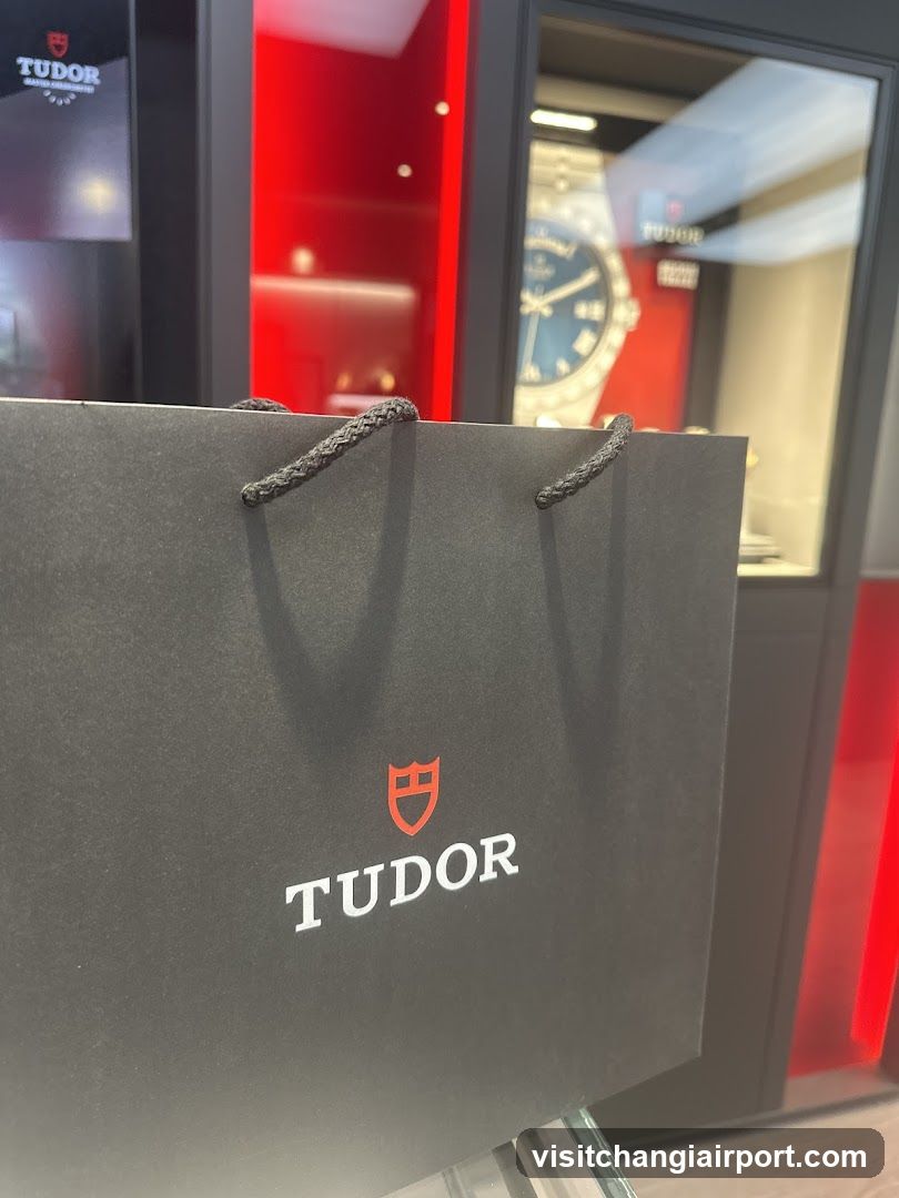 Tudor Shopping Bag in Storefront