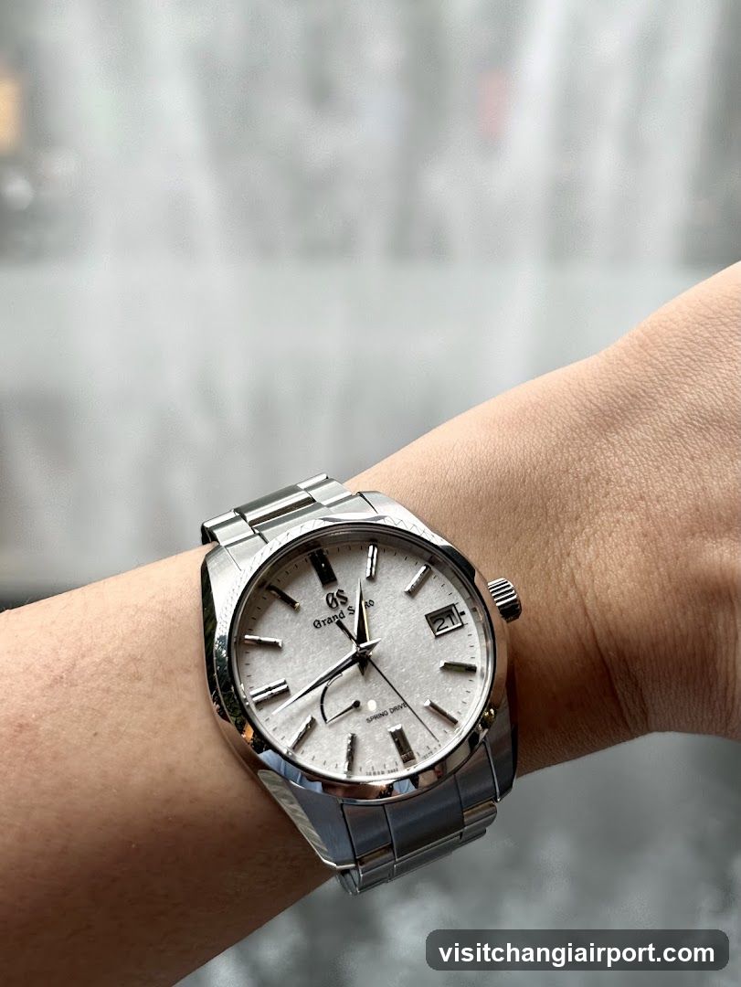 Silver Watch on Wrist
