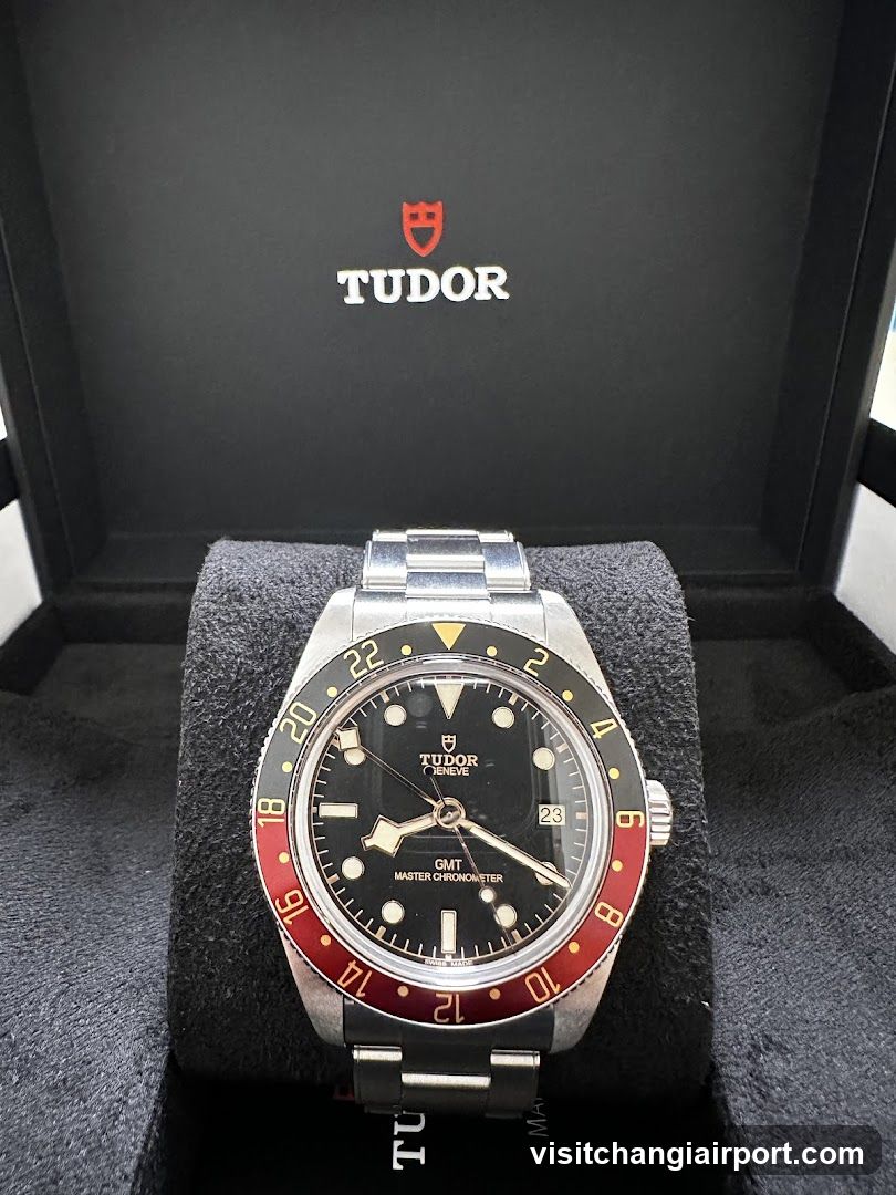 Tudor Black Bay GMT Watch Display