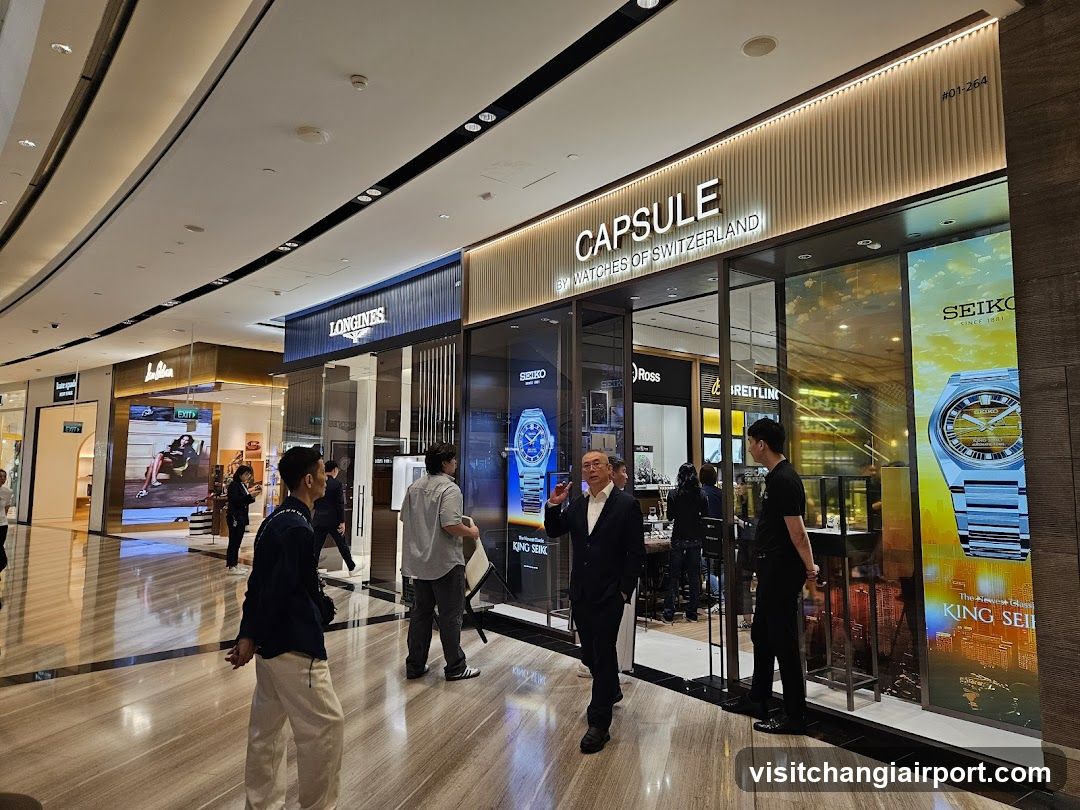 Capsule Watches Storefront in Mall
