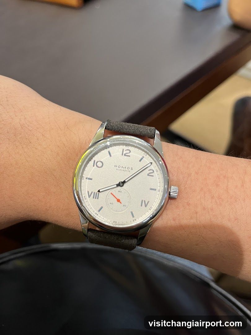 Nomos Glashütte Watch on Wrist