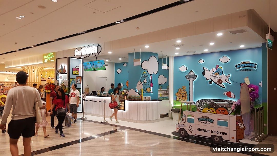 Monster Ice Cream Store Interior