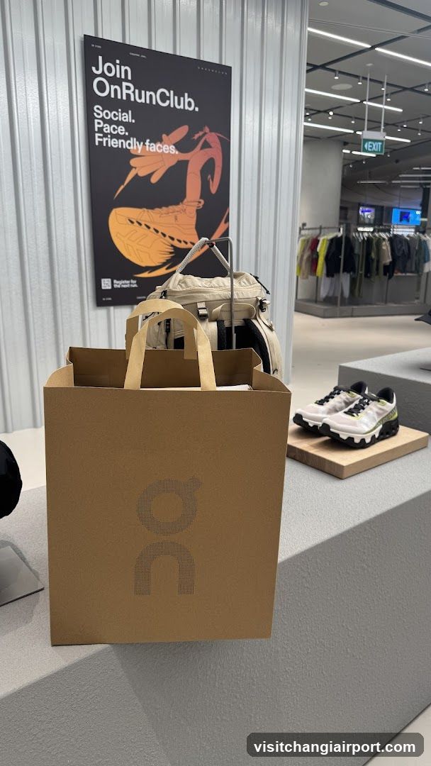 OnRunClub Store Interior Display