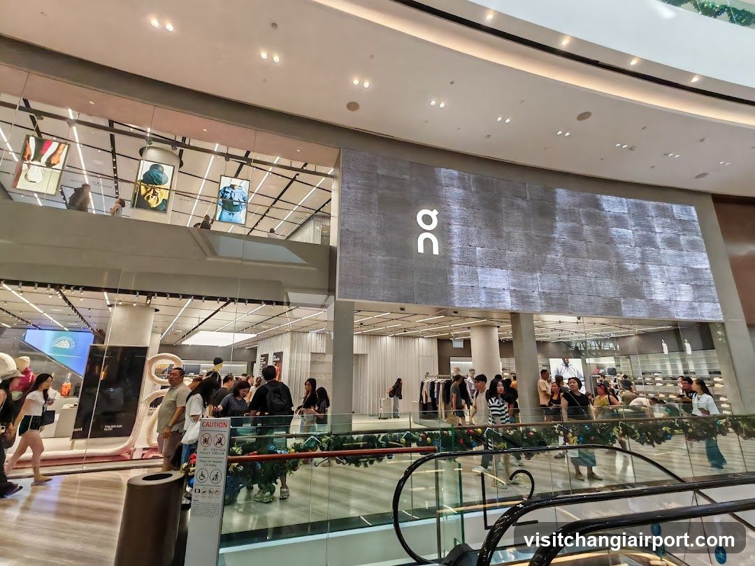 Shopping Mall Interior with Storefronts