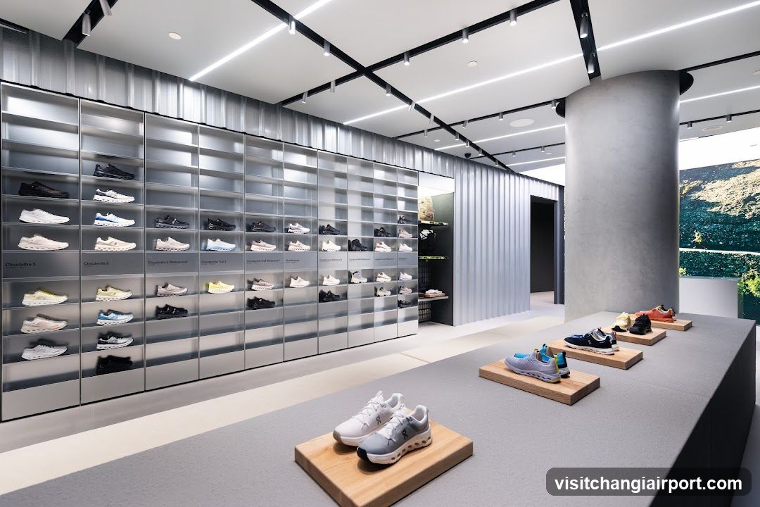 Shoe Store Interior Display