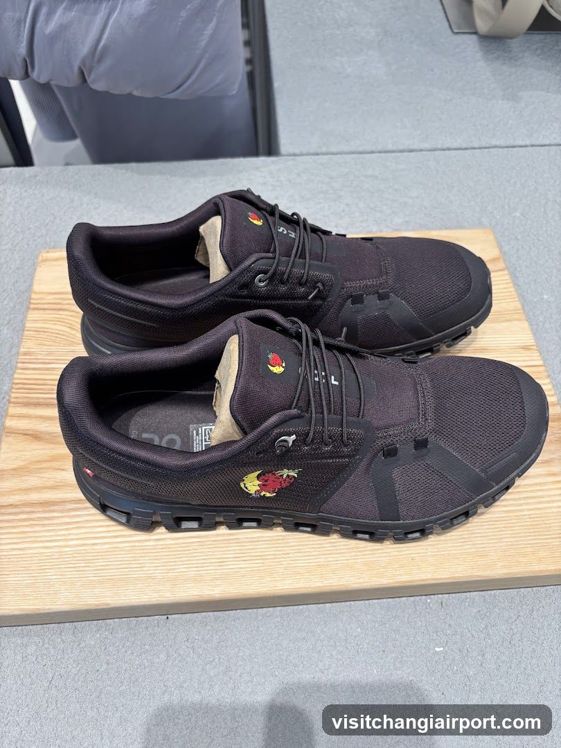 Dark Athletic Sneakers Display