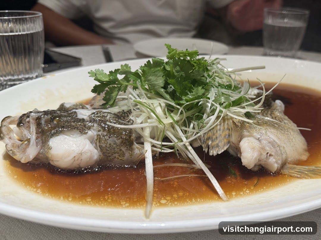Steamed Fish with Garnish