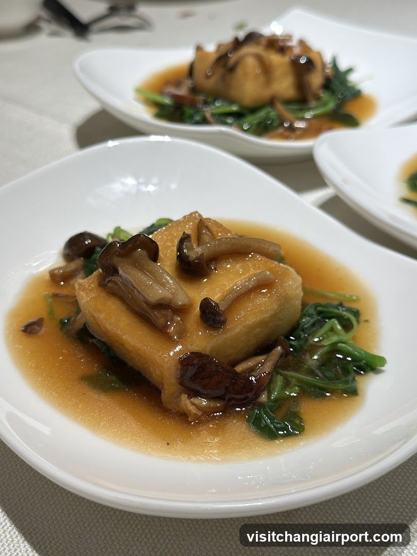 Mushroom and Tofu Dish