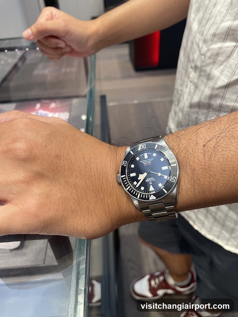 Wristwatch Display in Store