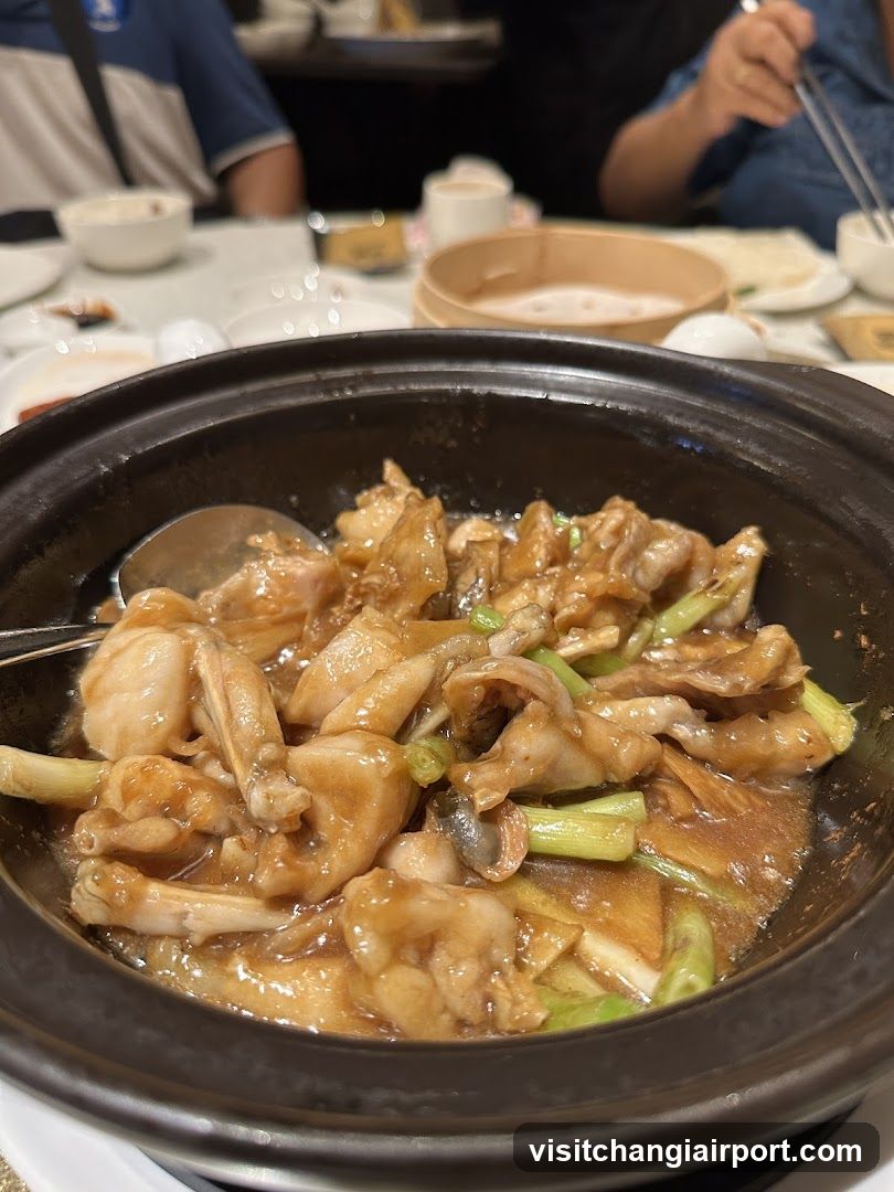 Sizzling Frog Dish in Clay Pot