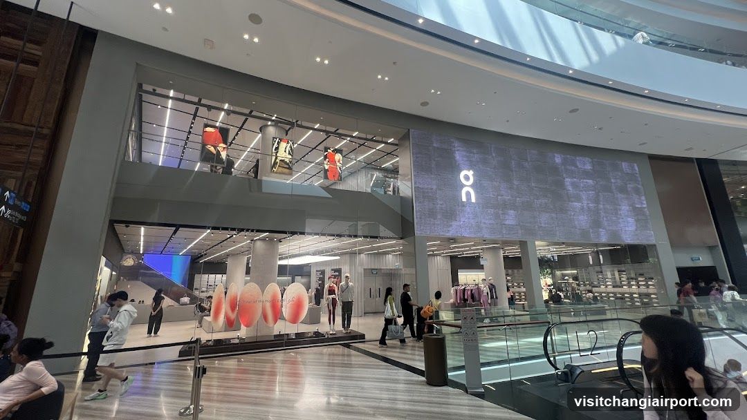 Shopping Mall Interior with Storefronts