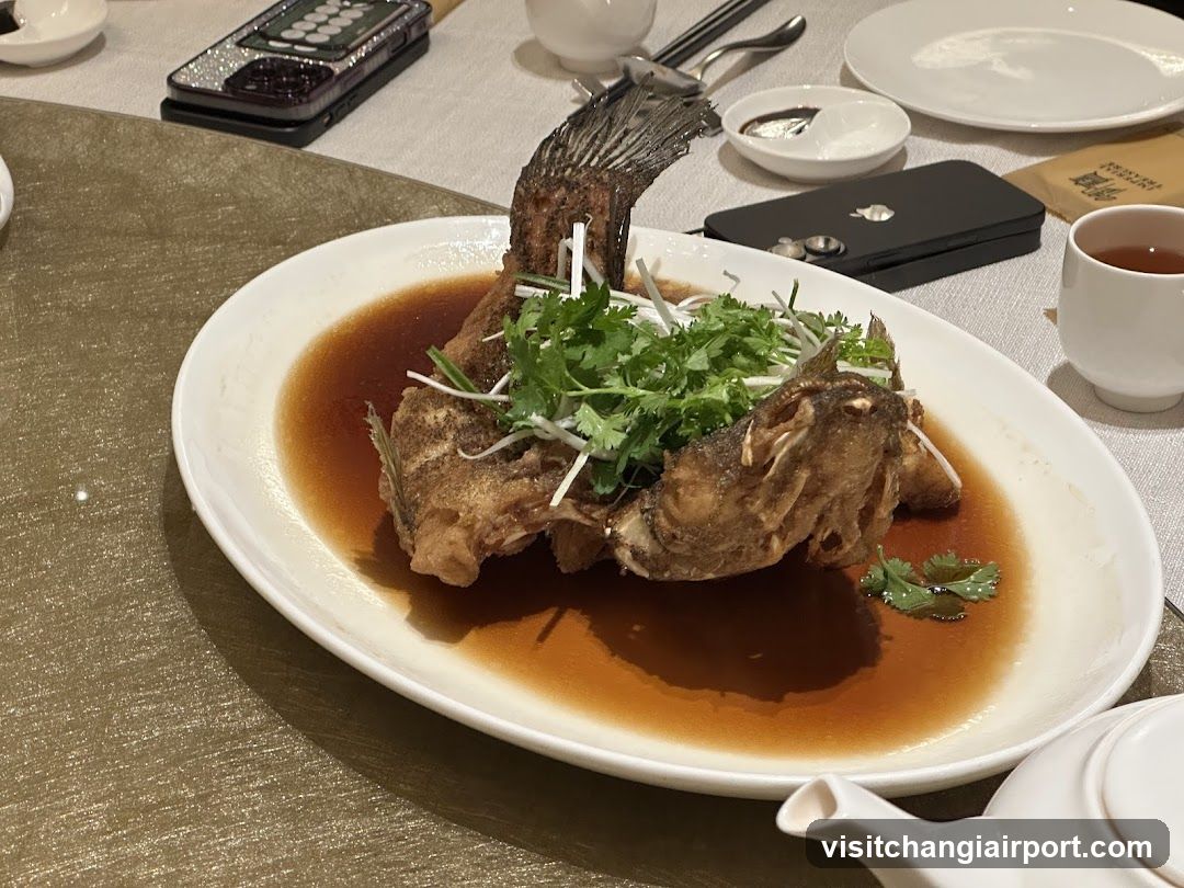 Steamed Fish with Ginger and Scallion Sauce