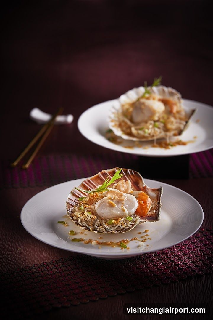 Scallops with Noodles