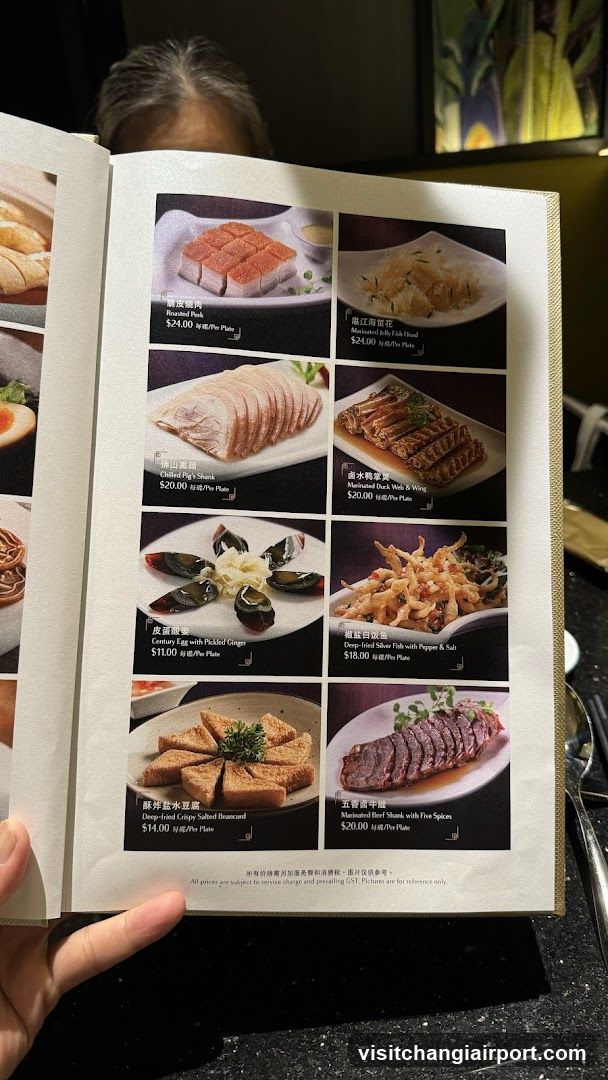 Chinese Cuisine Menu Page
