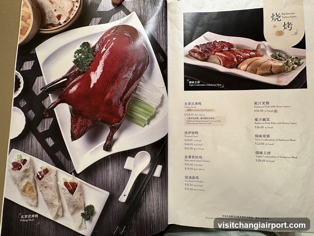Chinese Cuisine Menu Spread