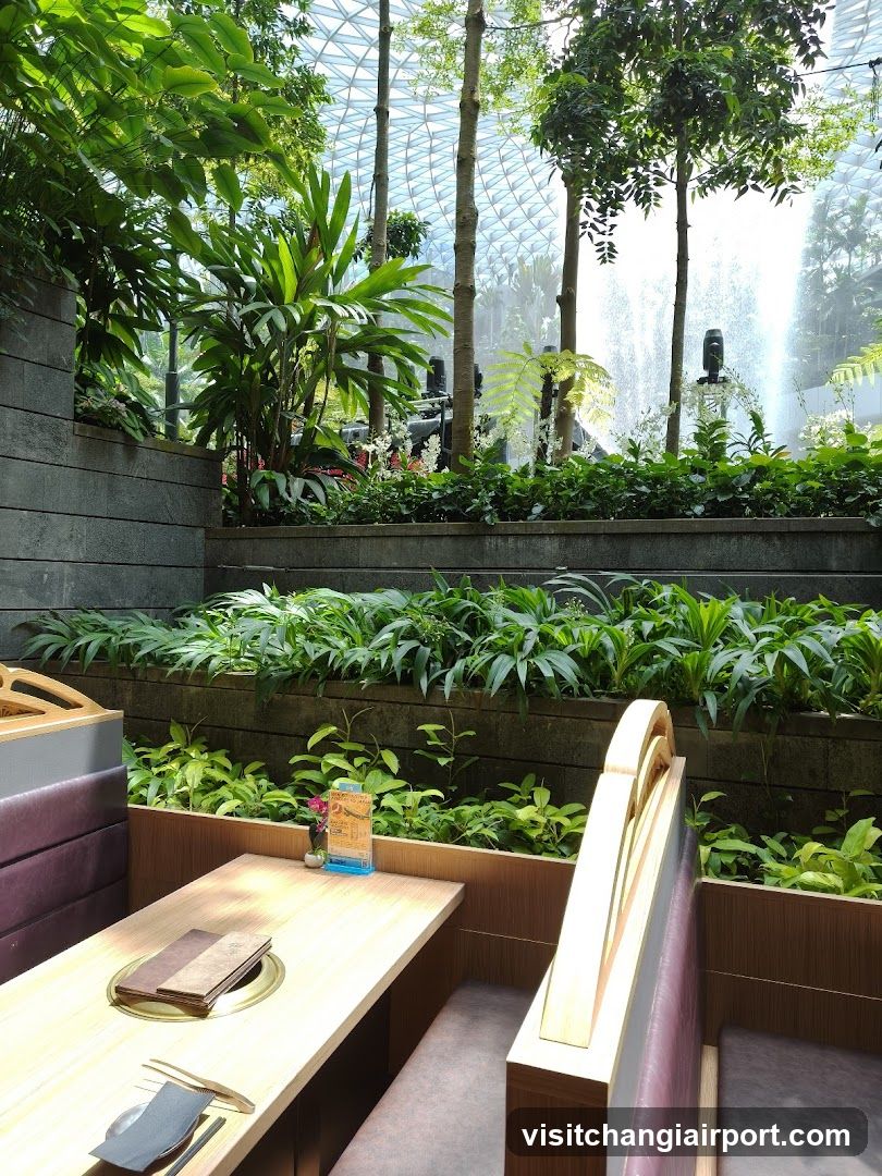 Indoor Garden Dining Area