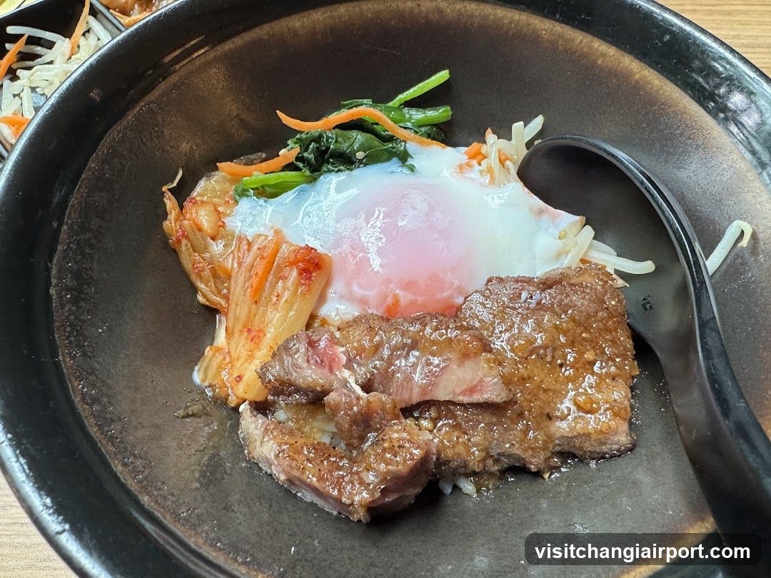 Bowl with Egg and Meat