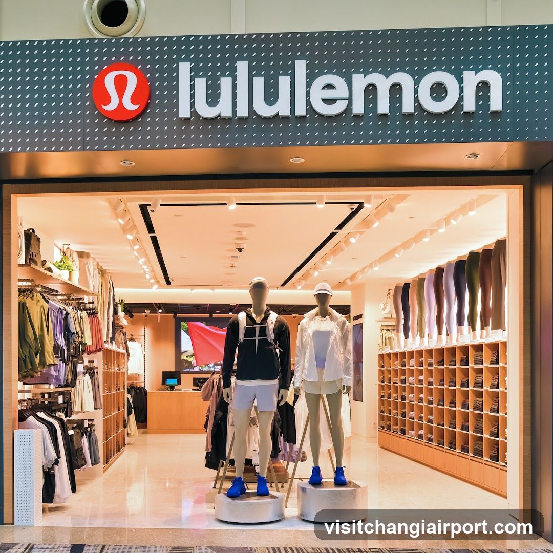 lululemon, Changi Airport T3