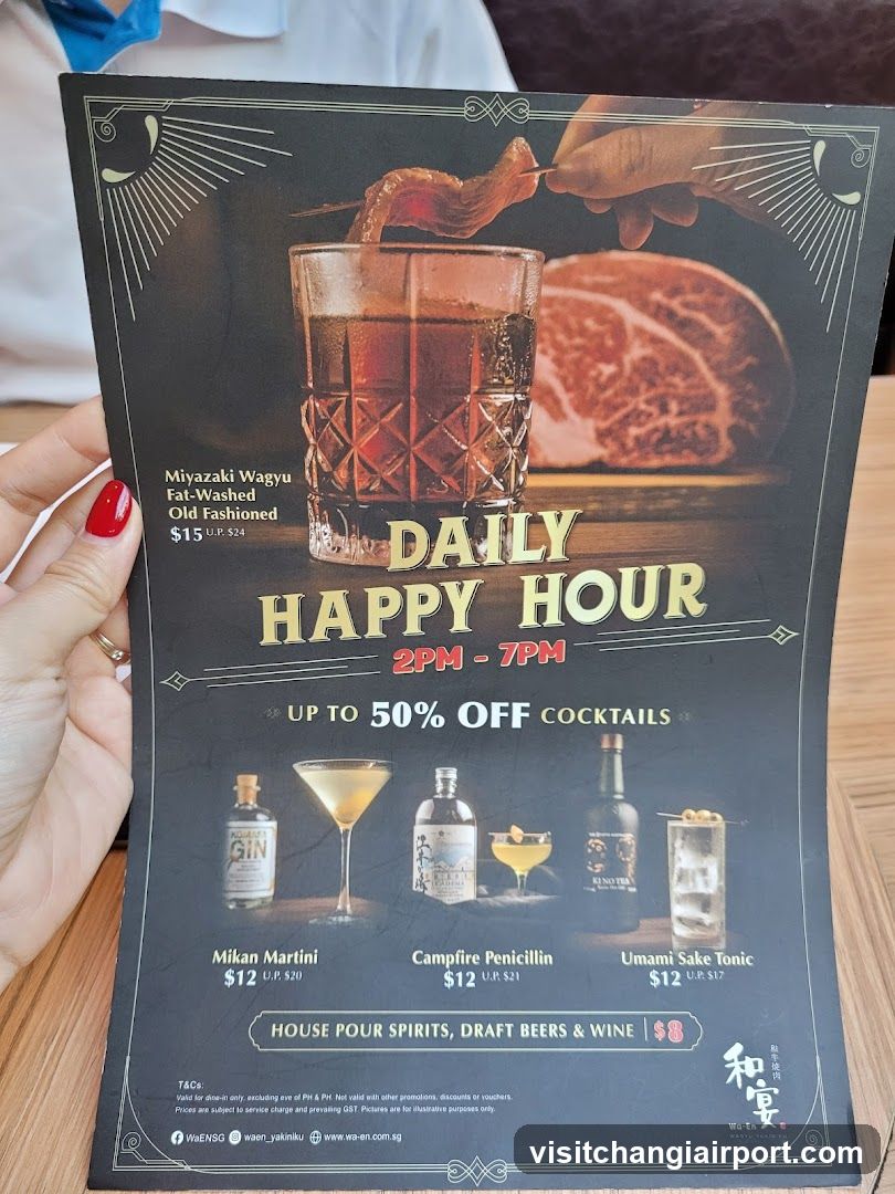 Daily Happy Hour Flyer