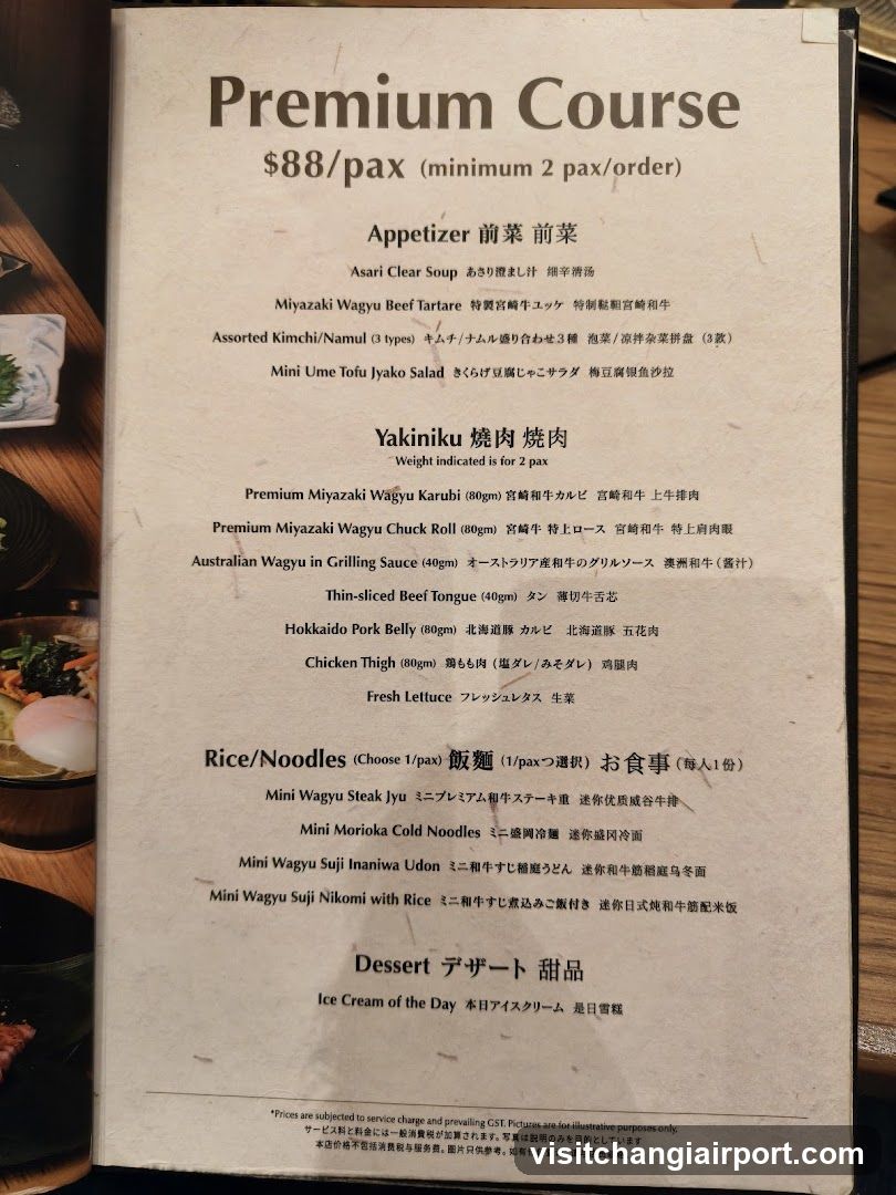 Premium Course Menu