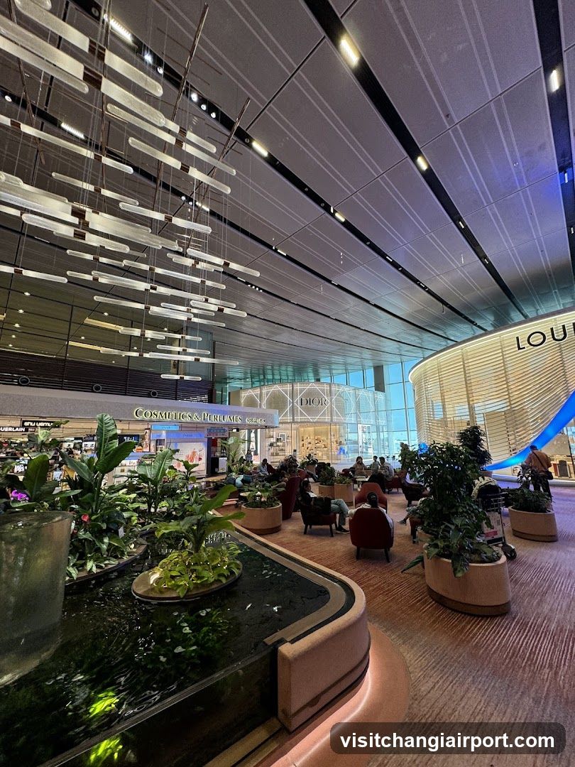 Luxury Airport Terminal Interior
