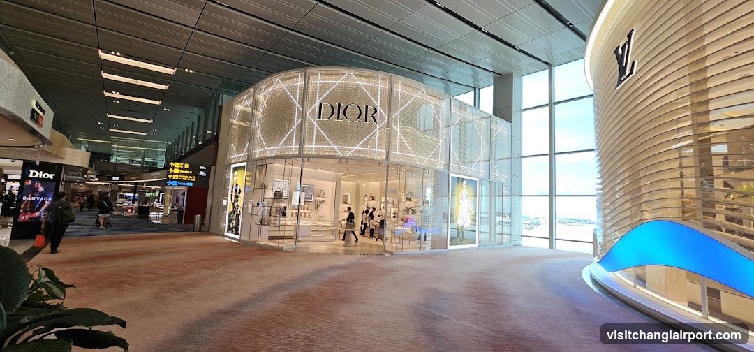 Dior Storefront at Airport Terminal