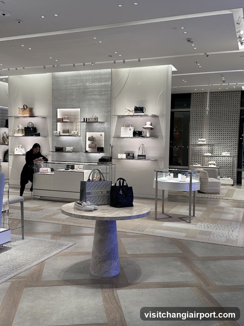 Luxury Handbag Store Interior