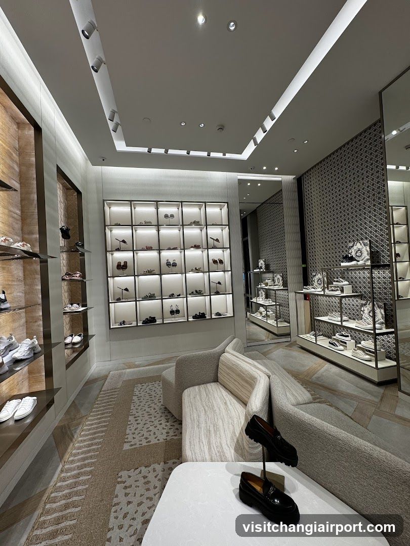 Luxury Shoe Store Interior