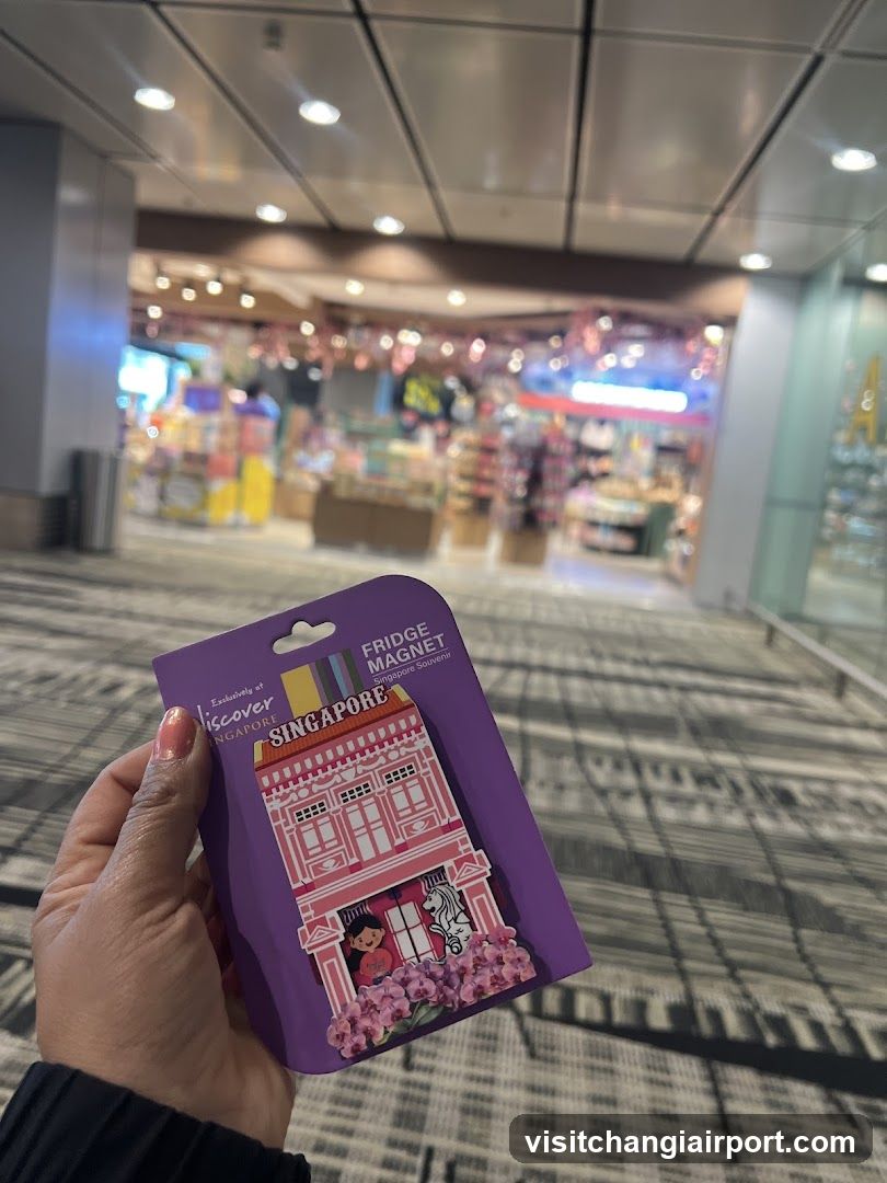 Singapore Fridge Magnet in Airport Store