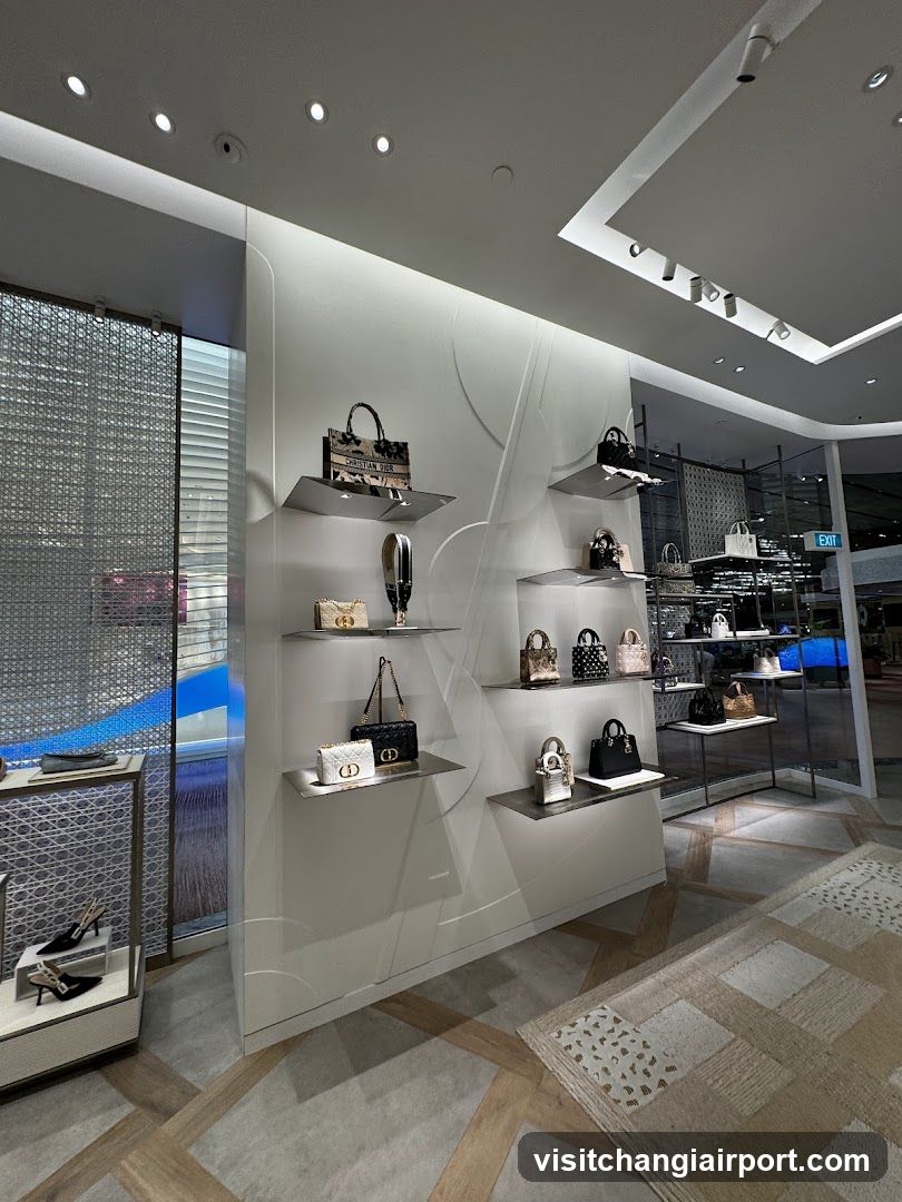 Luxury Handbag Display Interior