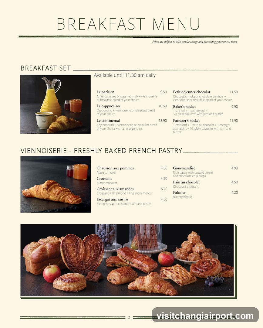 BREAKFAST MENU