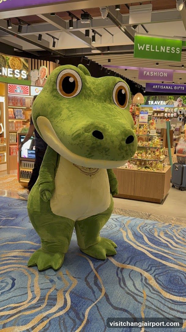 Mascot in Shopping Mall Interior