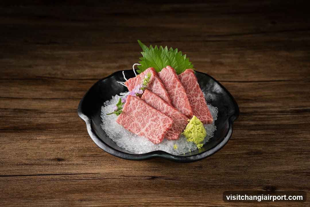 Sashimi Platter with Ice and Wasabi