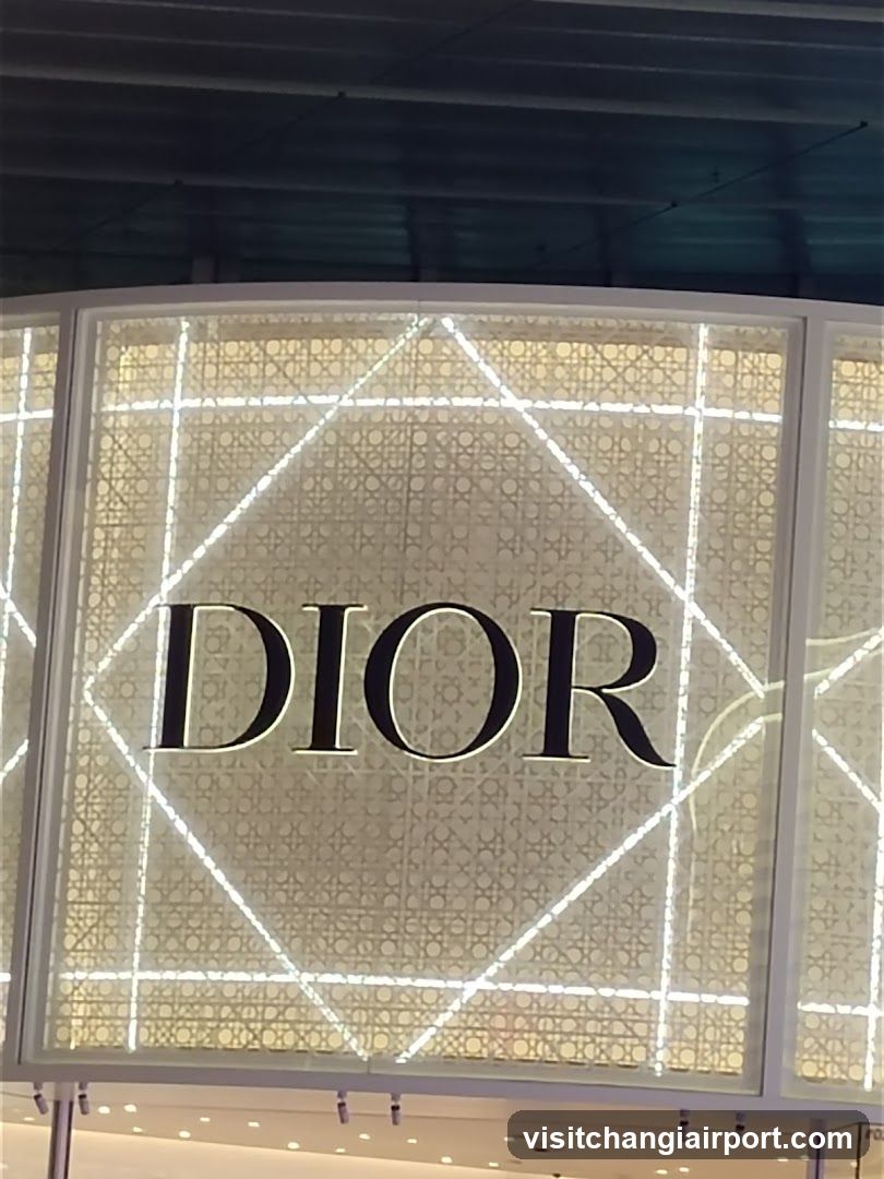 Dior Storefront Signage