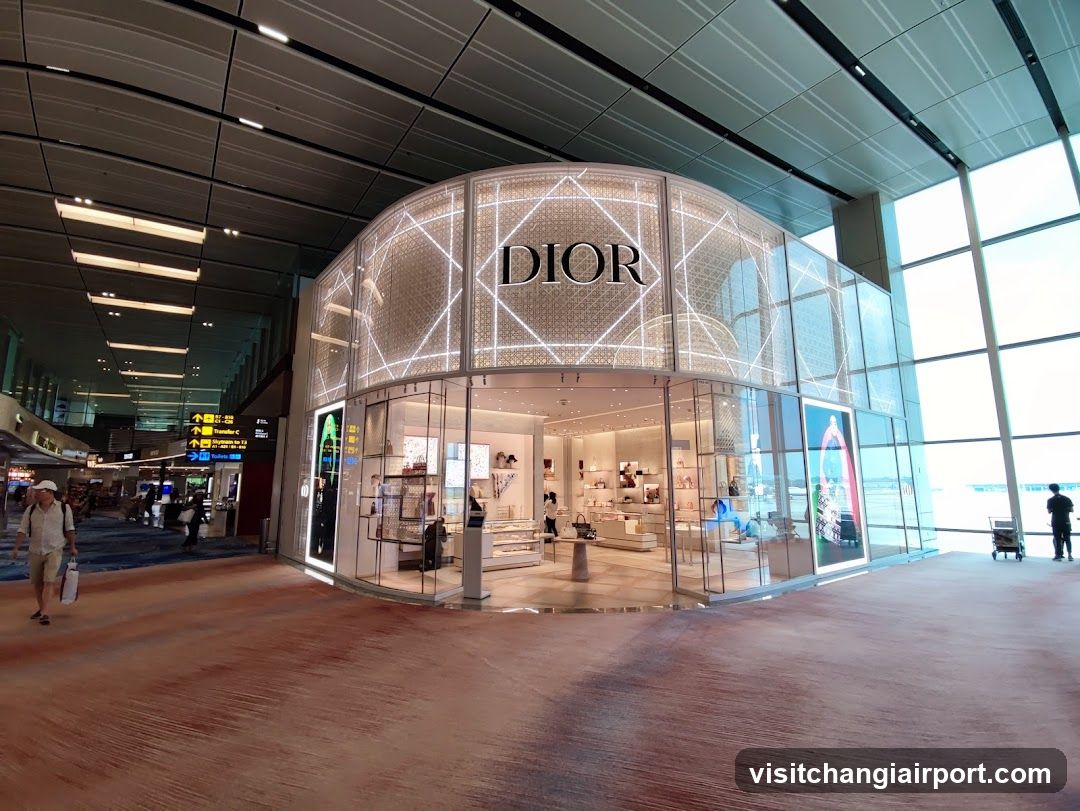 Dior Storefront at Airport Terminal
