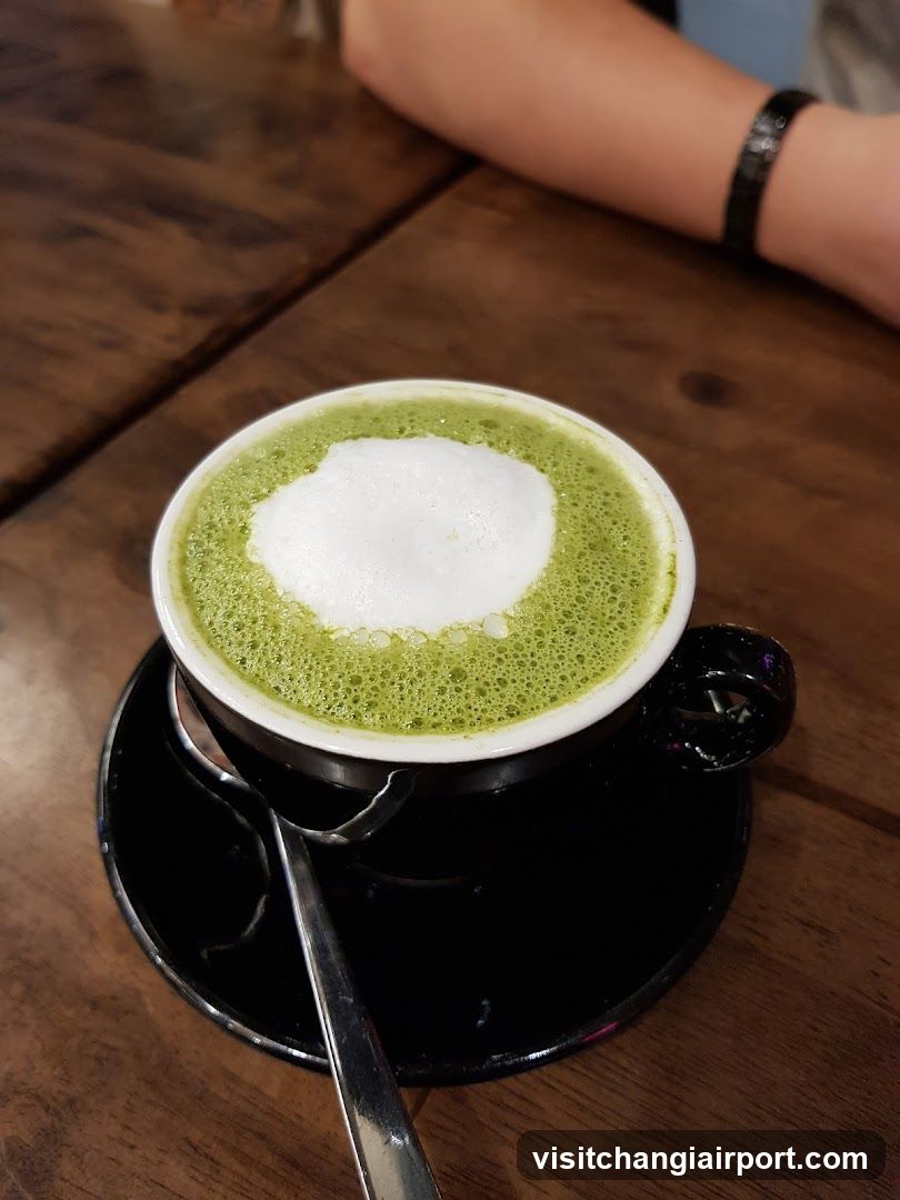 Matcha Latte in Cup