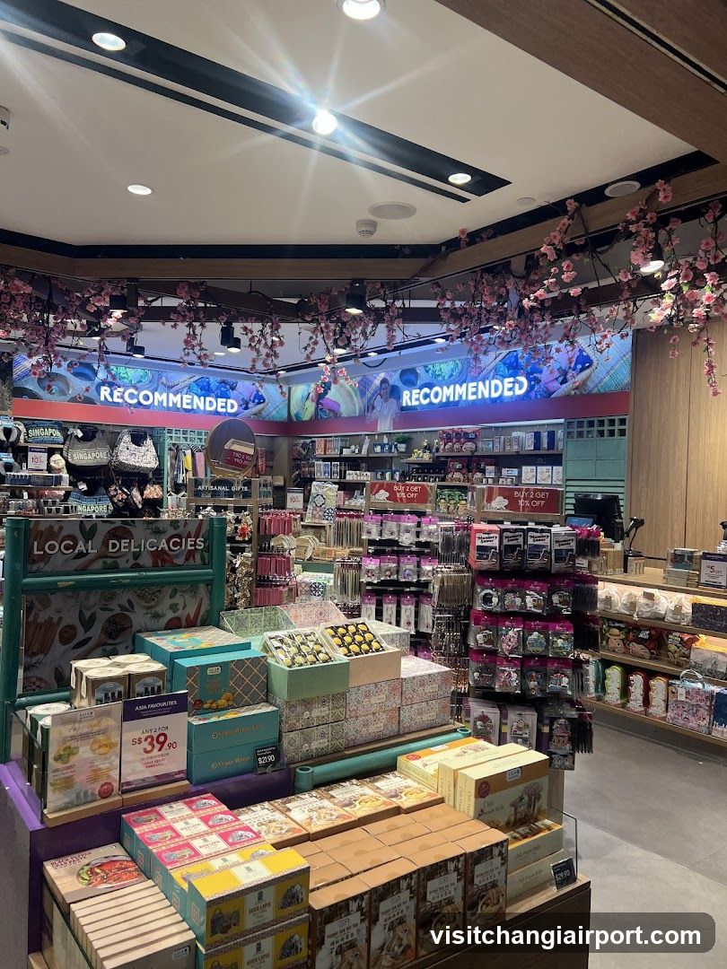 Interior of a retail store with product displays