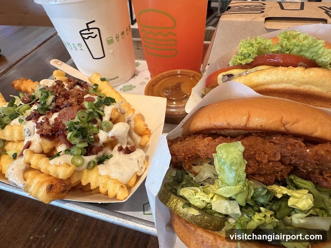 Fast Food Meal Spread