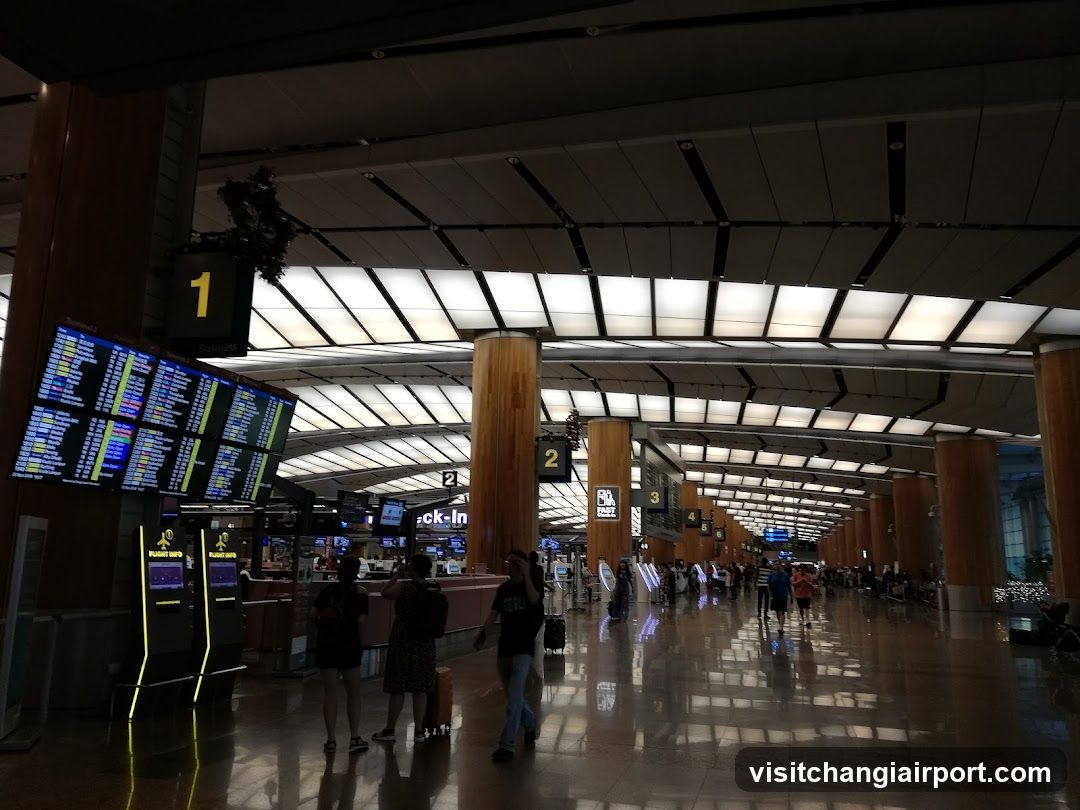 Airport Terminal Hallway