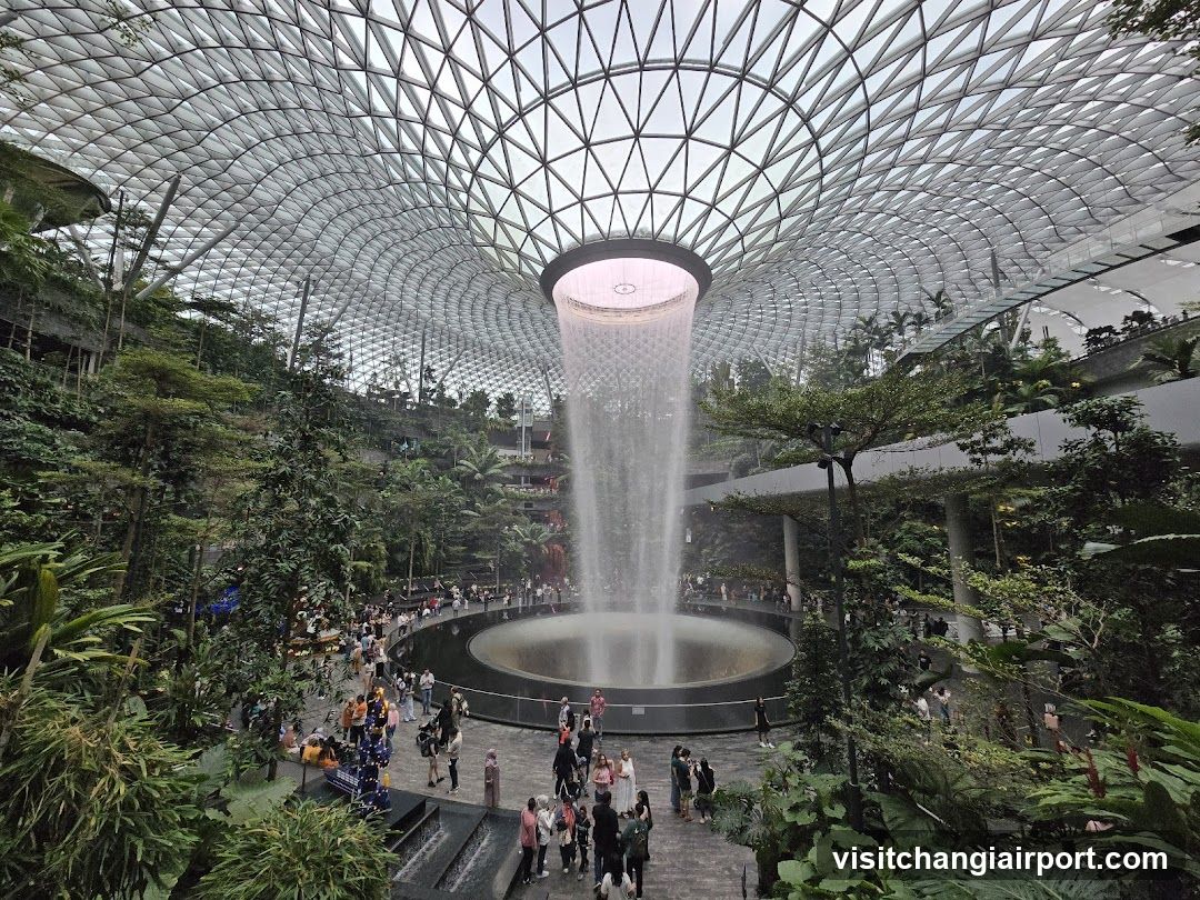 The Cloud Forest at Jewel Changi Airport
