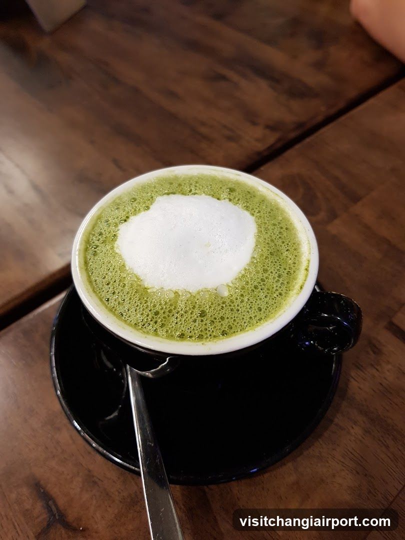 Matcha Latte in Cup