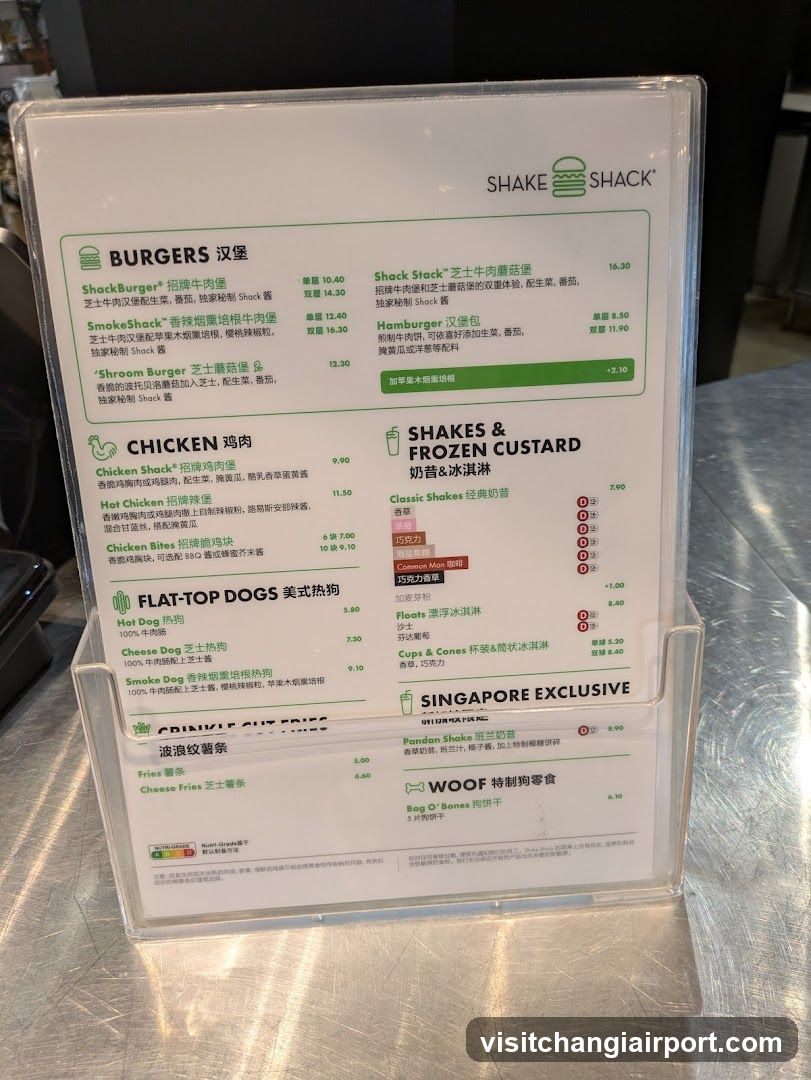Shake Shack Menu Board